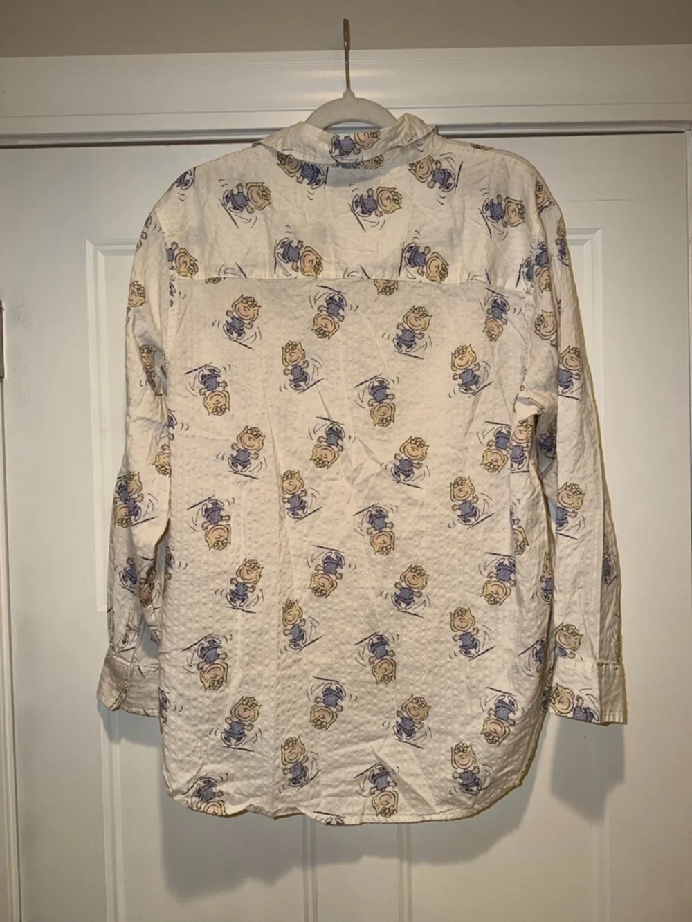 Aerie ‘Peanuts Collection’ Off Duty Seersucker Pajama Top